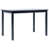 Maison Madeleine -  5 Piece Dining Set Solid Rubber Wood Black